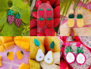 Fat Mango Creative Food Earrings