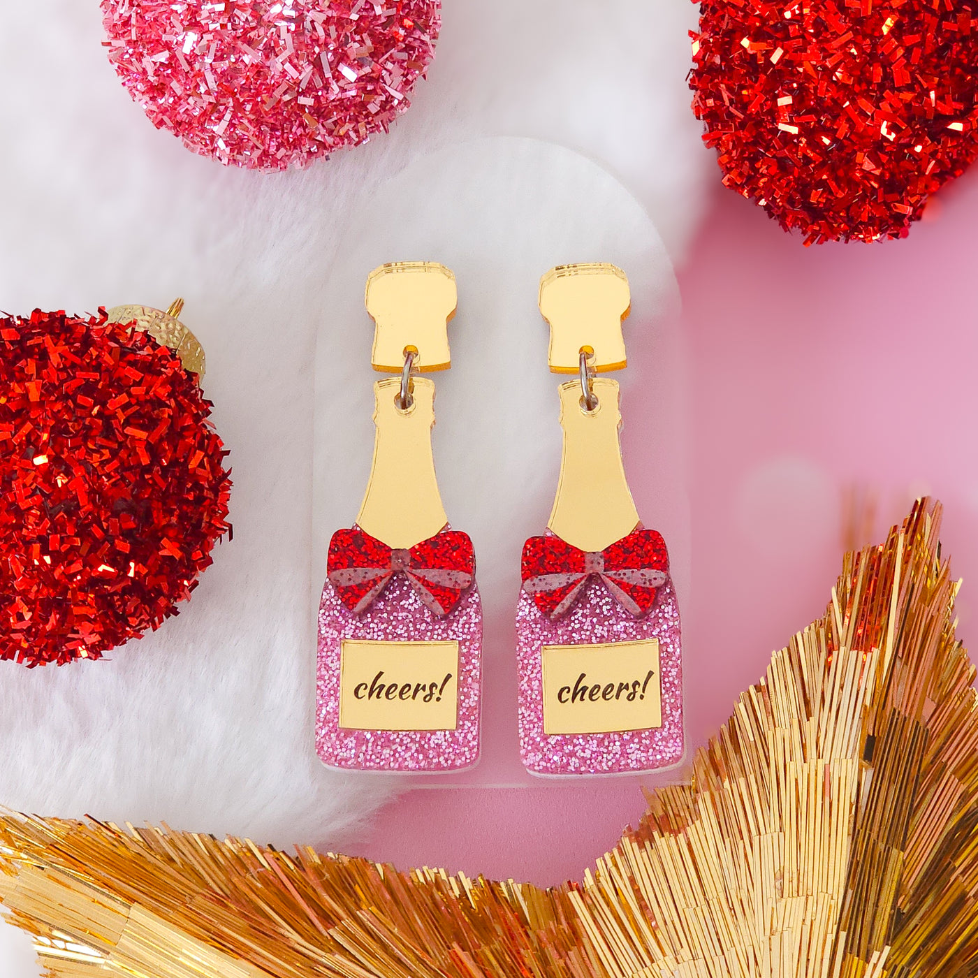 Champagne Dangle Earrings