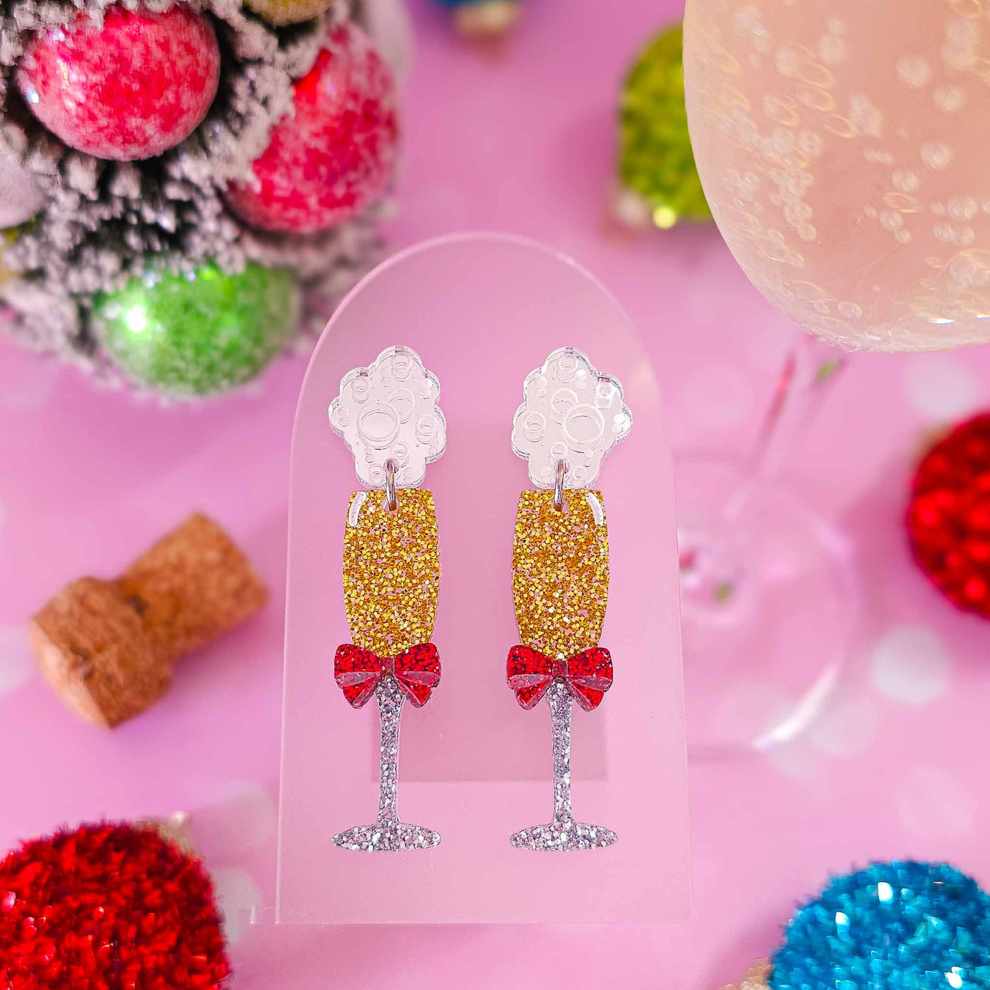 Champagne Earrings