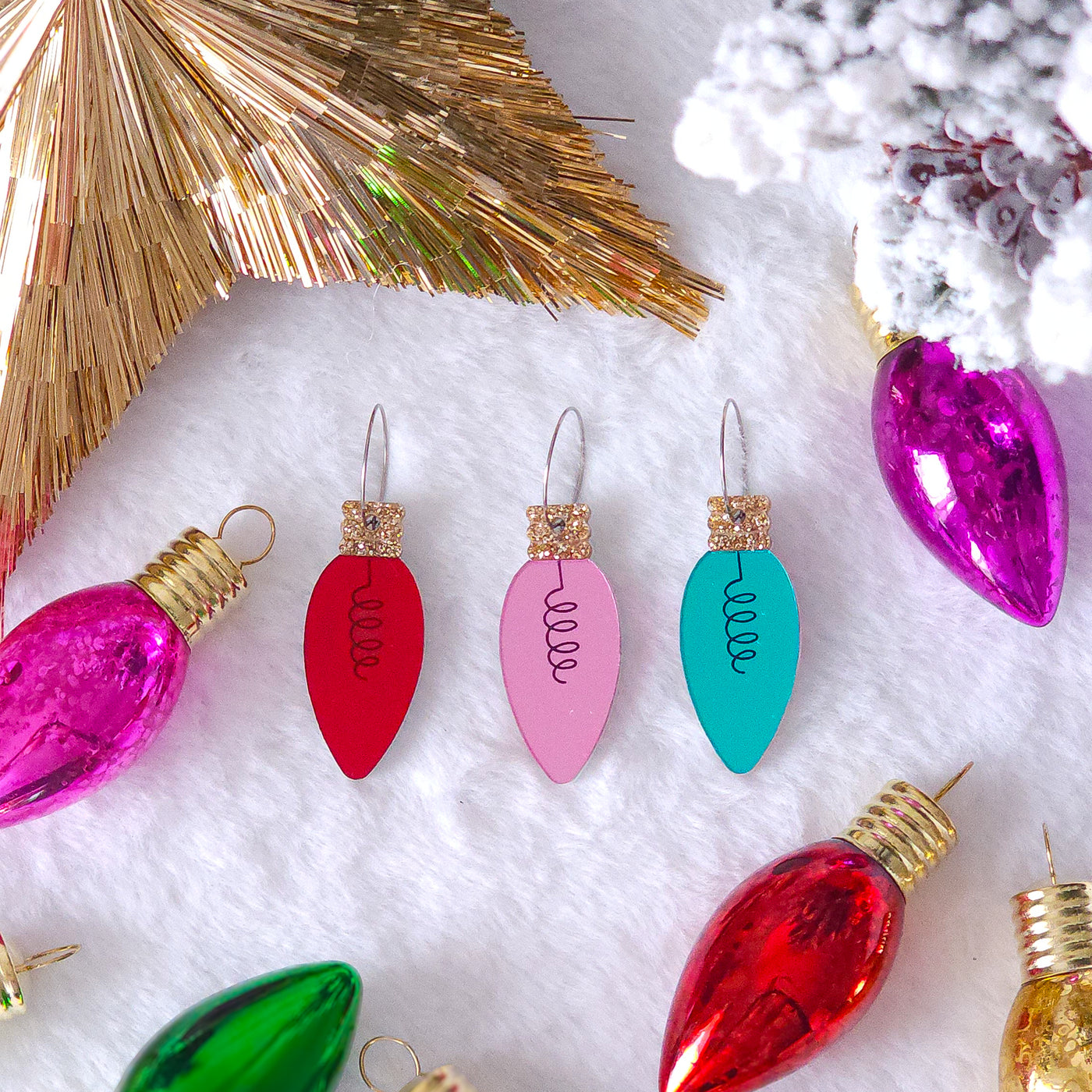 Trio Of Lights Earrings