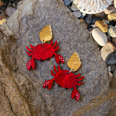 Crab Earrings