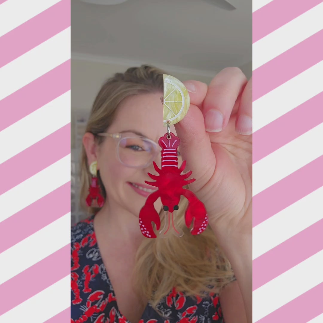 Lobster Earrings