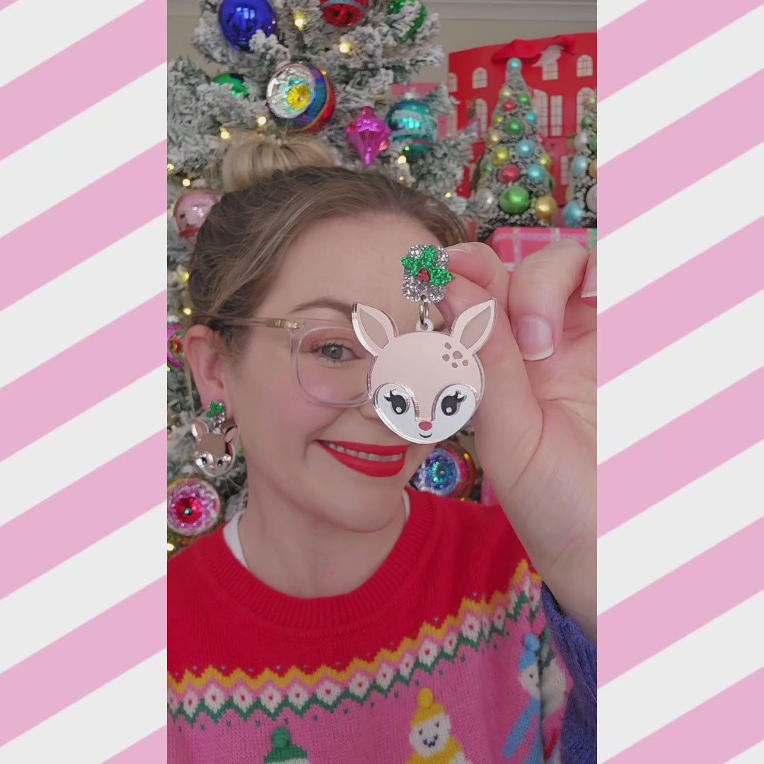 Reindeer Earrings