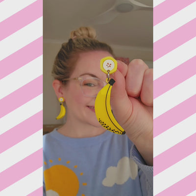 Banana Earrings