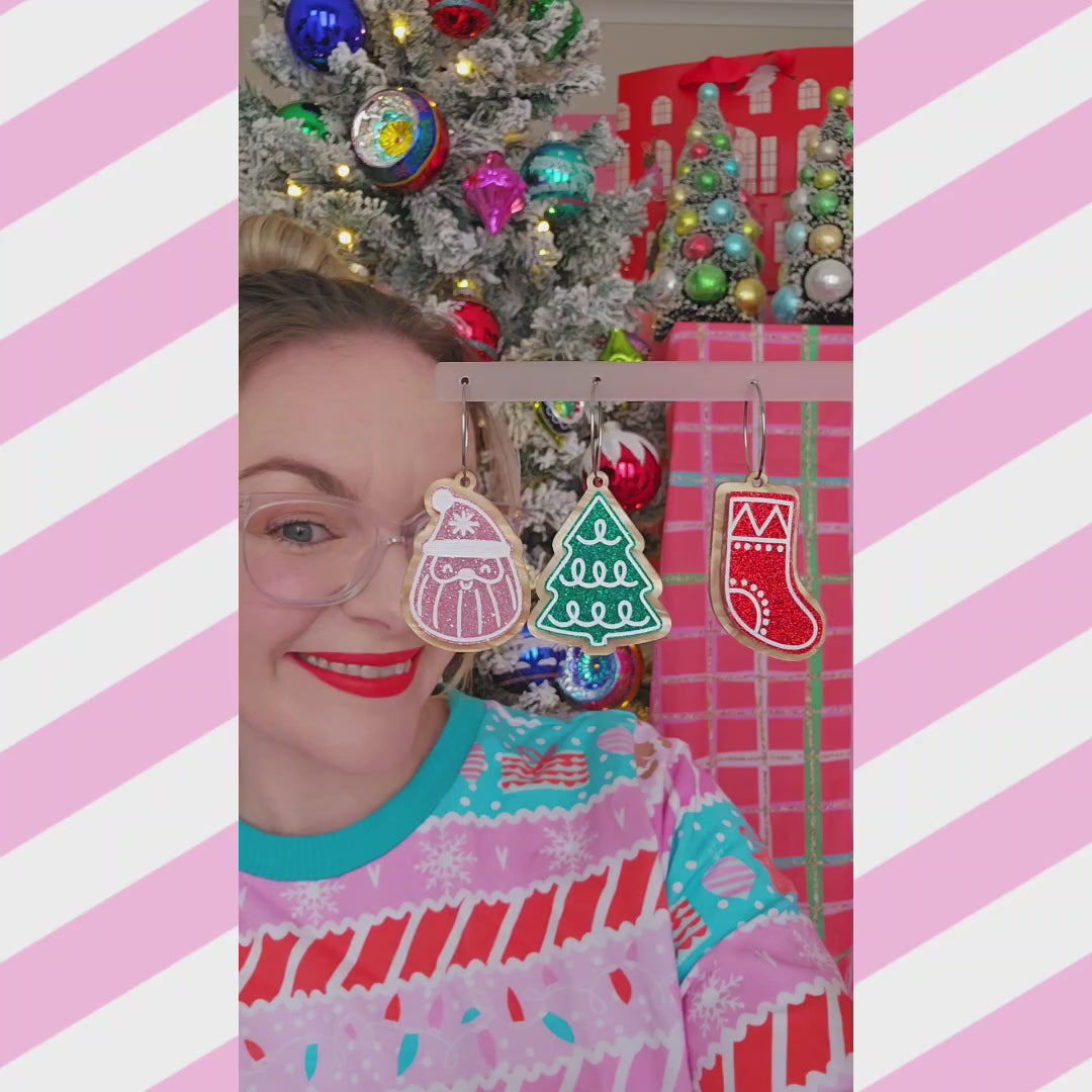 Christmas Cookie Earrings