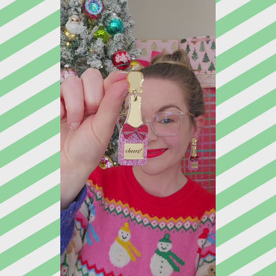 Champagne Dangle Earrings