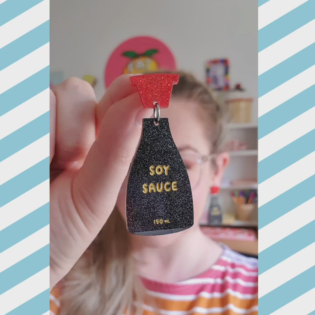 Soy Sauce Earrings