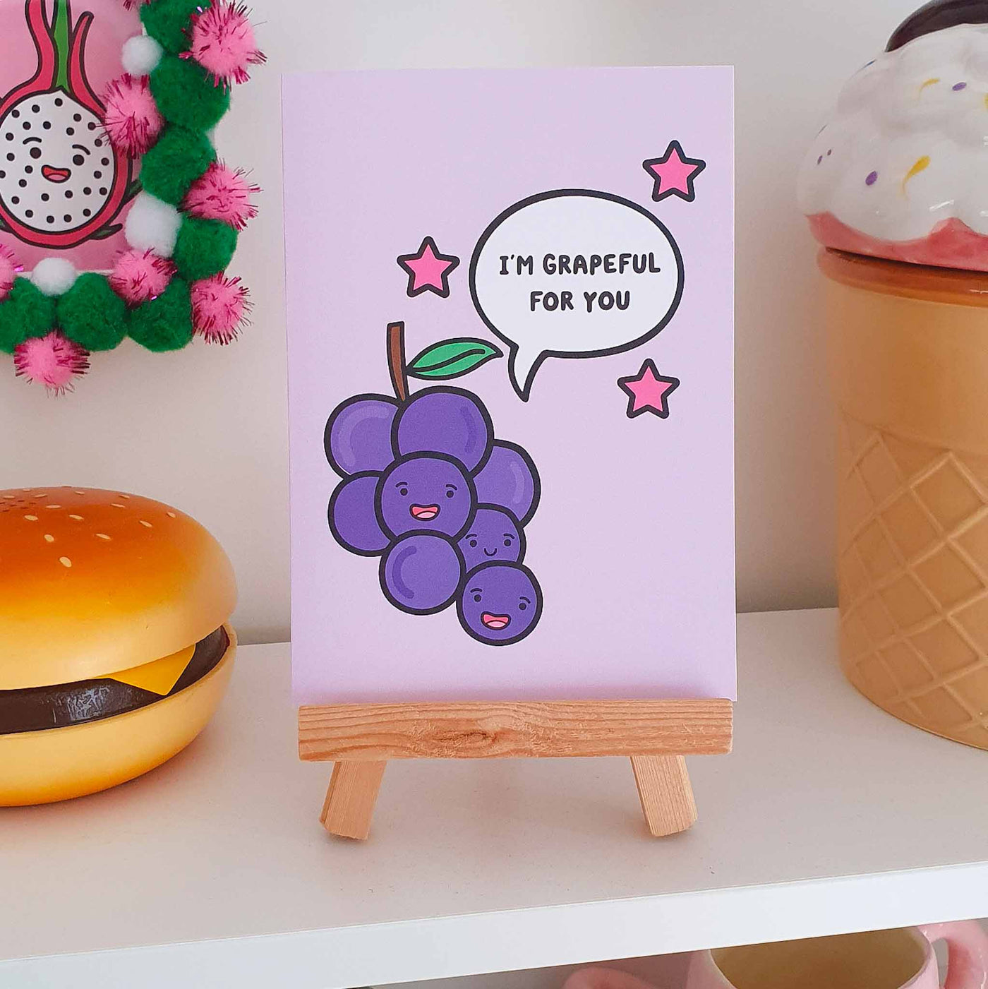 Grape  Pun Greeting Card